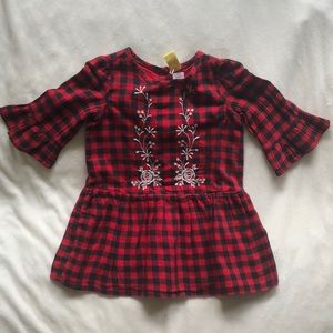 Baby Gap Size 2T Buffalo Plaid Dress & bloomers